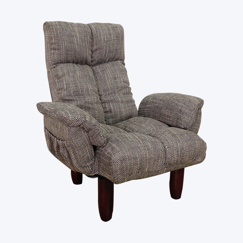 Cadeira de sofá de pernas curtas macia e simples com braços CIA-M10