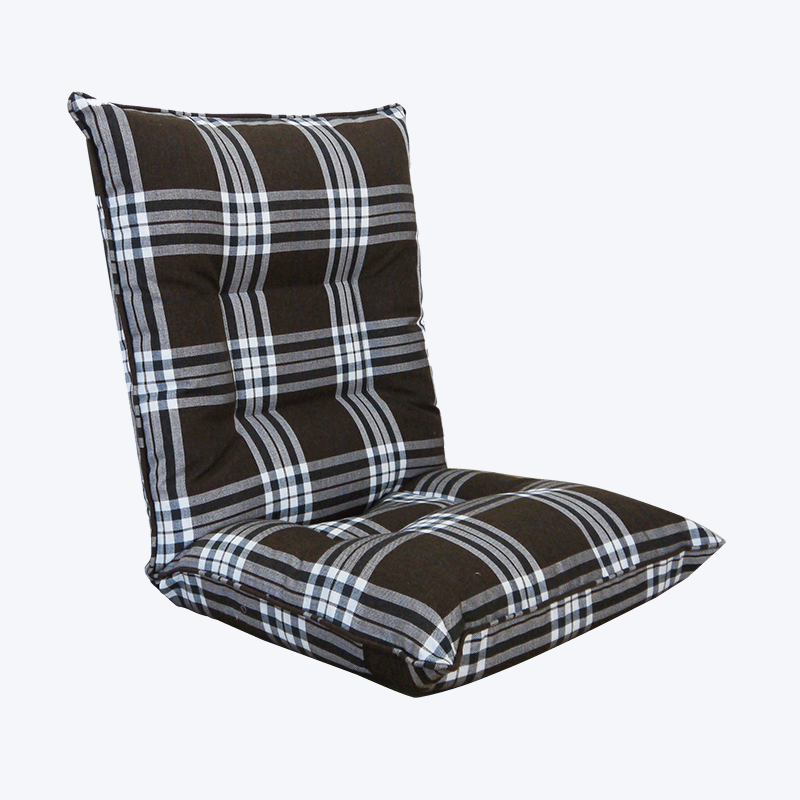 14 cadeira de chão ajustável simples em tecido houndstooth 029DX