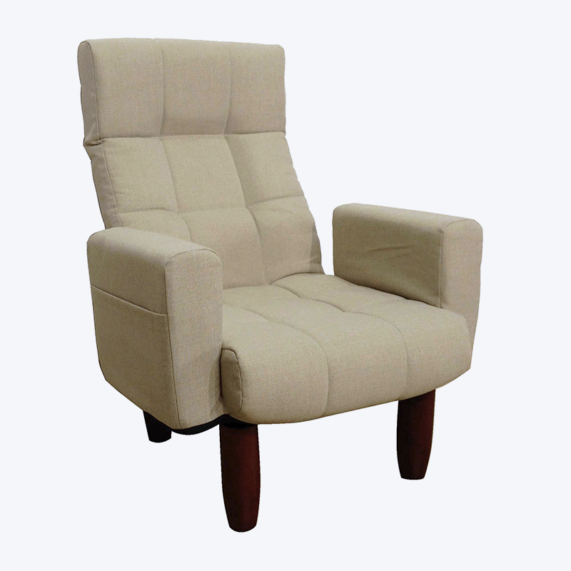 Sala de estar nórdica minimalista italiana sofá pequeno apartamento cadeira 381-MJ