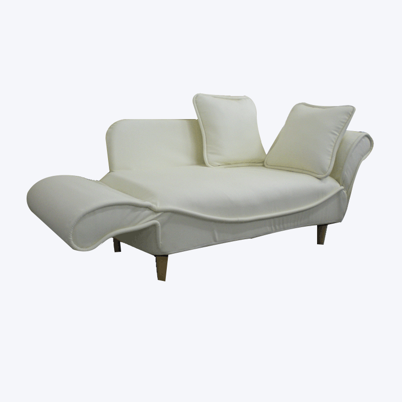 Cor pura, sala de estar clássica simples, poltrona para várias pessoas, sofá-cama preguiçoso ajustável SF028